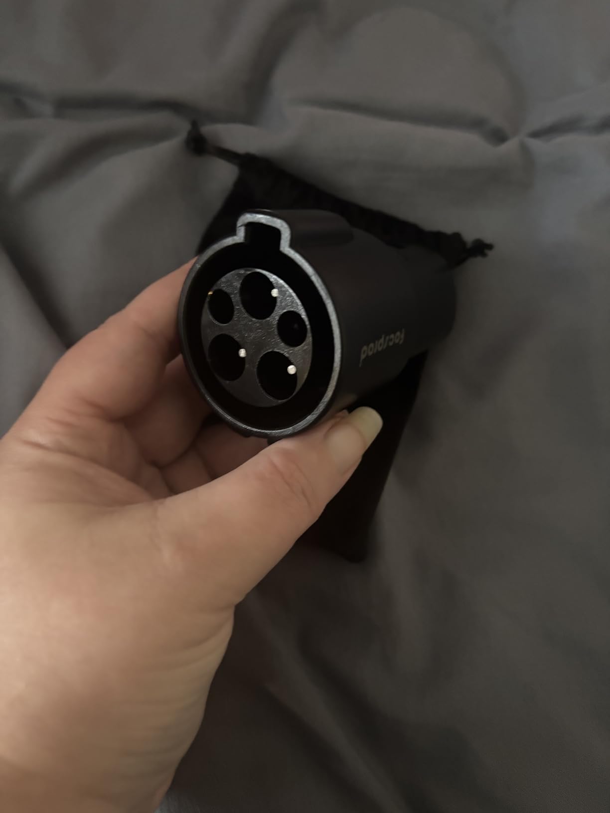 FOCSPROD J1772 to Tesla Charger Adapter, Max 80A 250V Fast Charging J1772 to NACS Adapter for Tesla Model 3/Y/X/S/Cybertruck Charging Adapter, Compatible with J1772 EV Charge to Tesla Adapter -UL 2252 customer photo 1