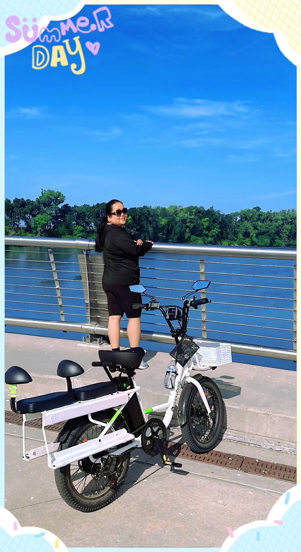 isinwheel U7S 1500W 48V Electric Bike for Adult, 20 MPH & 80 Miles customer photo 2