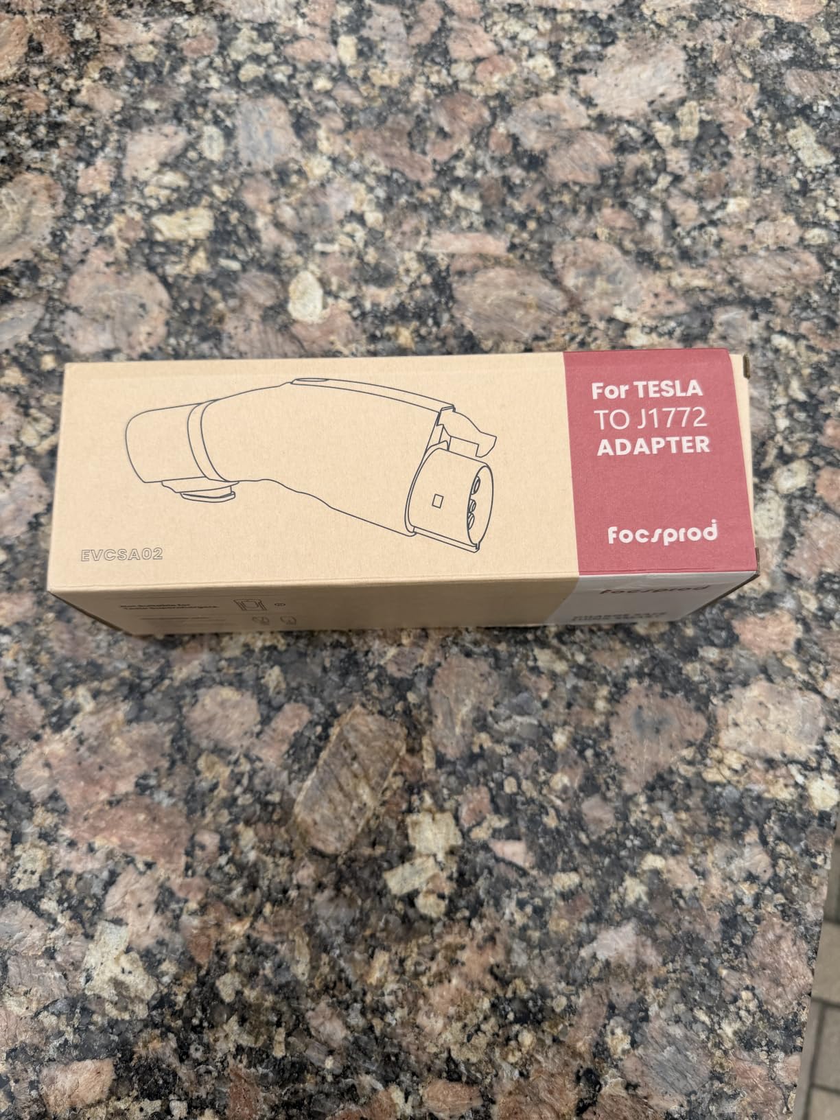 FOCSPROD for Tesla to J1772 Charger Adapter, Max 60A 250V for NACS to J1772 Electric Vehicles Charging Adapter Compatible with Tesla Mobile/Wall Connectors, Destination Chargers -UL 2252 customer photo 2
