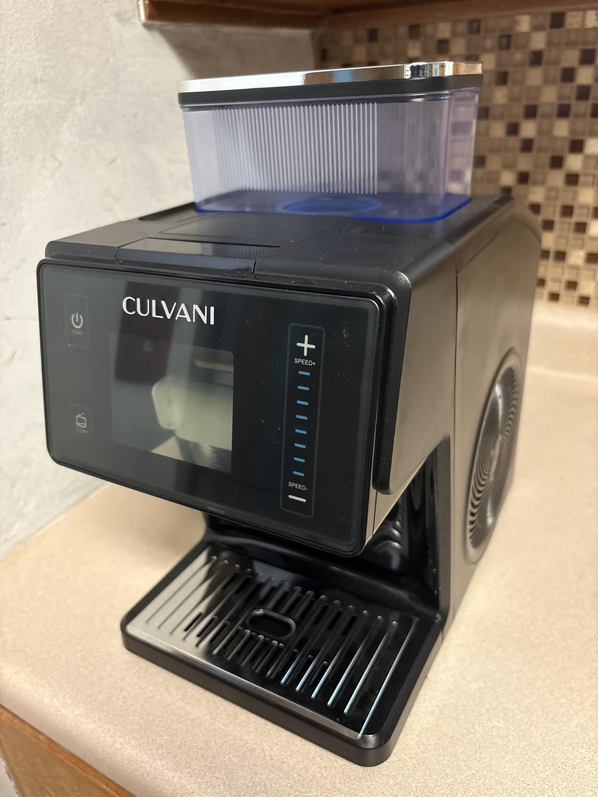 Culvani Snowlux Shaved Ice Machine No Ice Needed, Self-Clean Bingsu Machine | Built-in Compressor Stainless Steel Roller 44 lbs/Day Output, One-Button, 8 Speeds, Countertop Snow Cone & Frozen Drink Maker customer photo 2