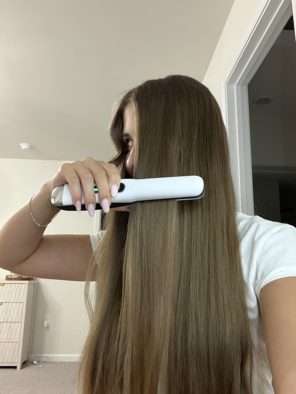SUNMAY Cordless Hair Straightener & Curler 2-in-1 with Ionic Care customer photo 1