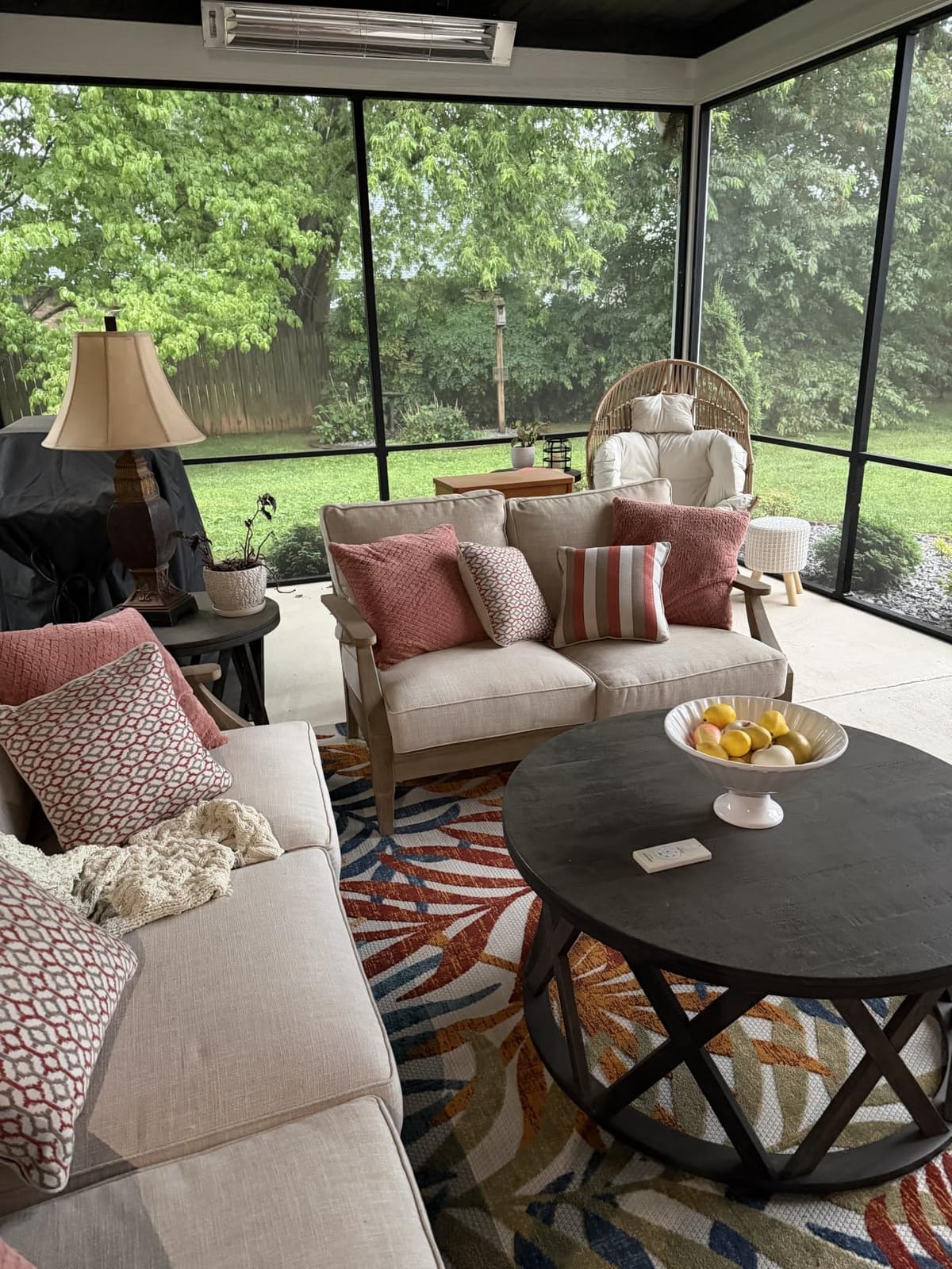 Shintenchi Wicker Egg Chair Outdoor Rattan Patio Chair with Cushion, Oversized Patio Lounge Chairs Egg Basket Chair, Egg Seat for Indoor Living Room Bedroom Outside Patio Backyard Balcony customer photo 1
