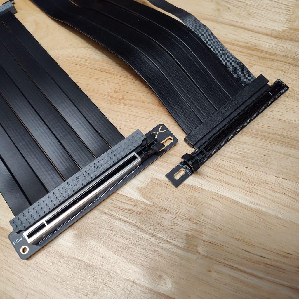 TRYX String PCIE 5.0 Riser Cable Vertical GPU Mount RTX 5090/5080 9070XT customer photo 1