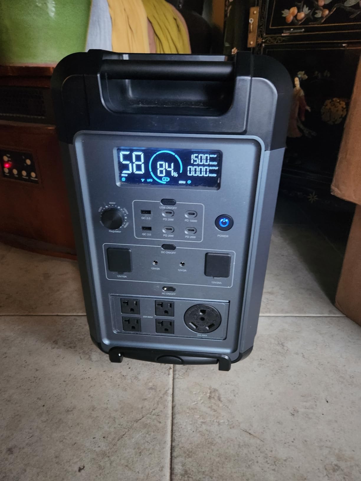 ABOK Ark3600 Portable Power Station with 400W Solar Panel,2000W Solar Input customer photo 1