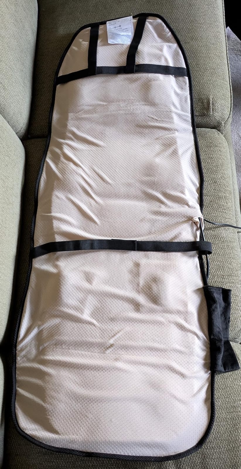COMFIER Back Massager for Chair – Upgraded Vibration Chair Massager, Deep Tissue Back Massager for Pain Relief, Massage Chair Pad with Graphene Heating,Father Day Gifts customer photo 1