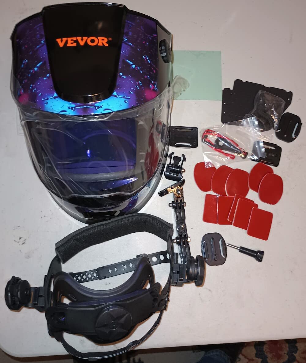 VEVOR Welding Helmet Auto Darkening, 3.94