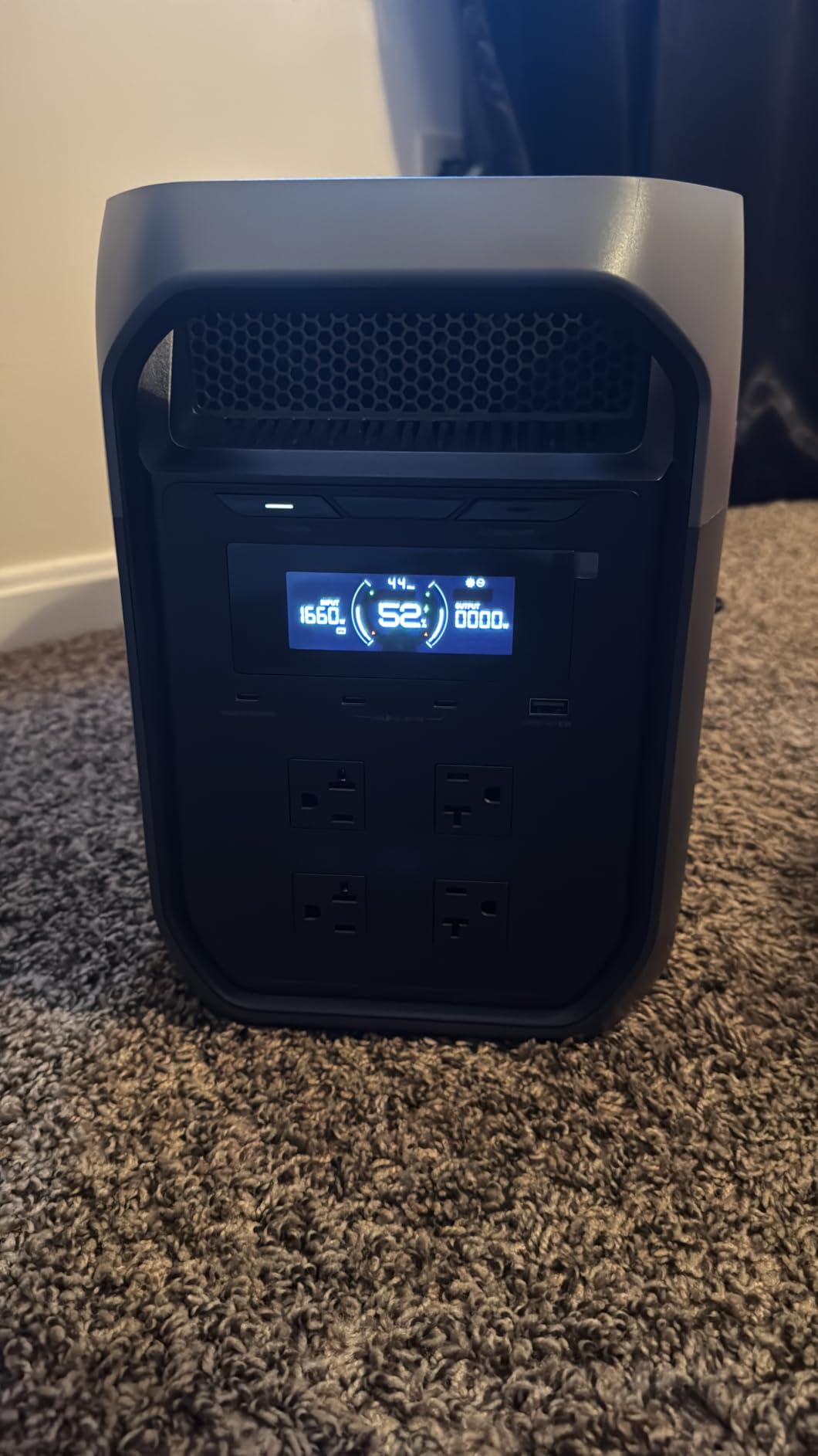 EF ECOFLOW DELTA 3 Max Portable Power Station, 2048Wh LFP Battery, 2400W customer photo 2