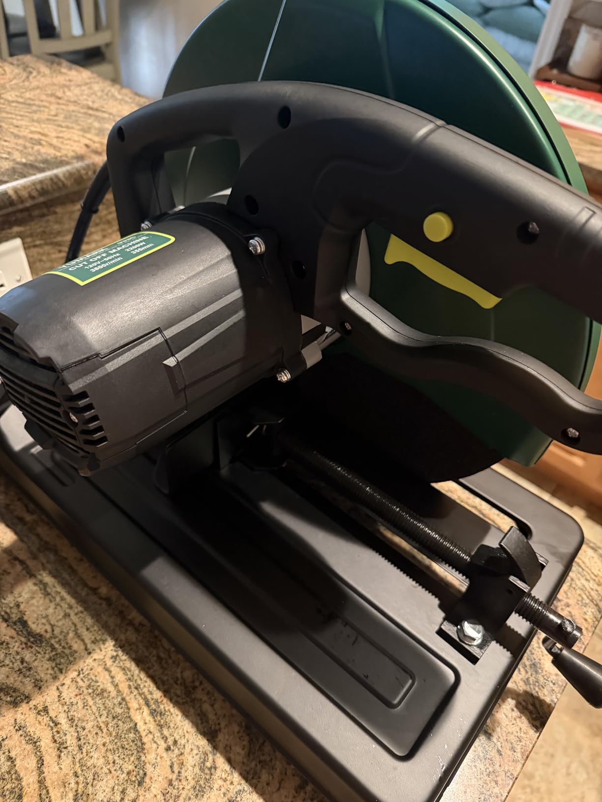 Abrasive Chop Saw, 2200W 3800RPM Steel Cutting Machine customer photo 2