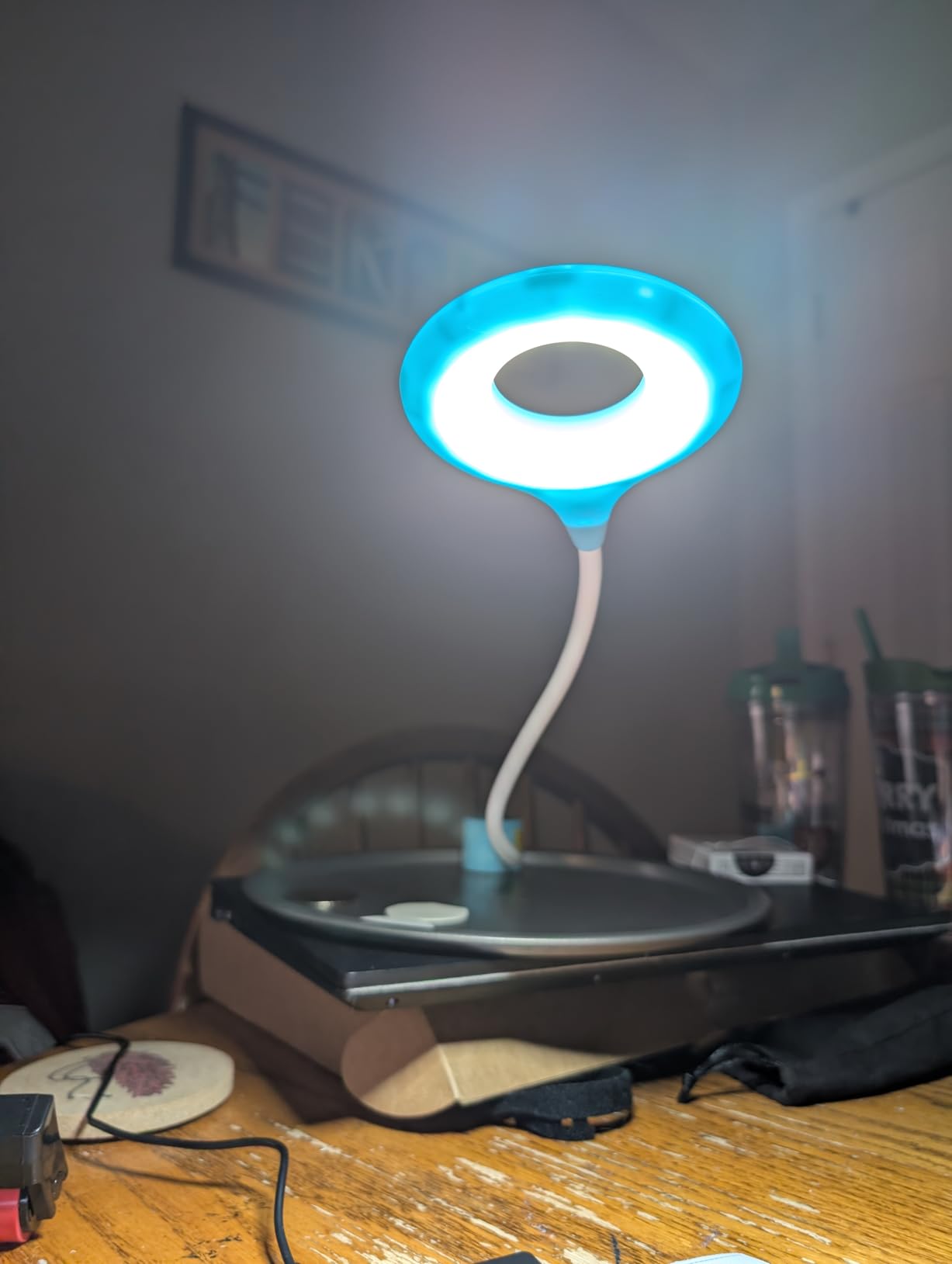 LED Magnetic Work Light with Ring-Shape for Sewing Machine | Flexible Gooseneck, For Lathe Drill Press Workshop customer photo 2