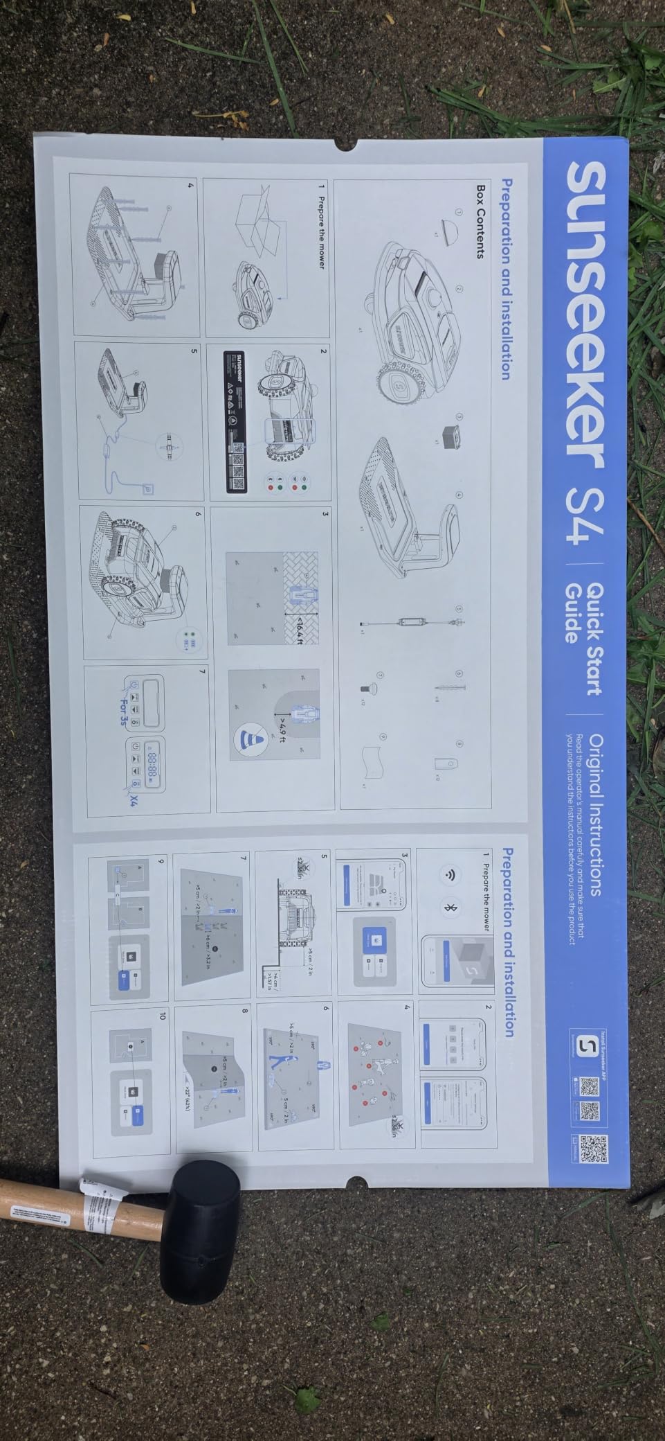 Sunseeker X5 AWD Robot Lawn Mower, RTK, Vision AI, 0.5 Acre, Wire-Free | Dependable AWD mowing for homeowners with medium to large everyday yards, slopes and uneven ground. customer photo 2