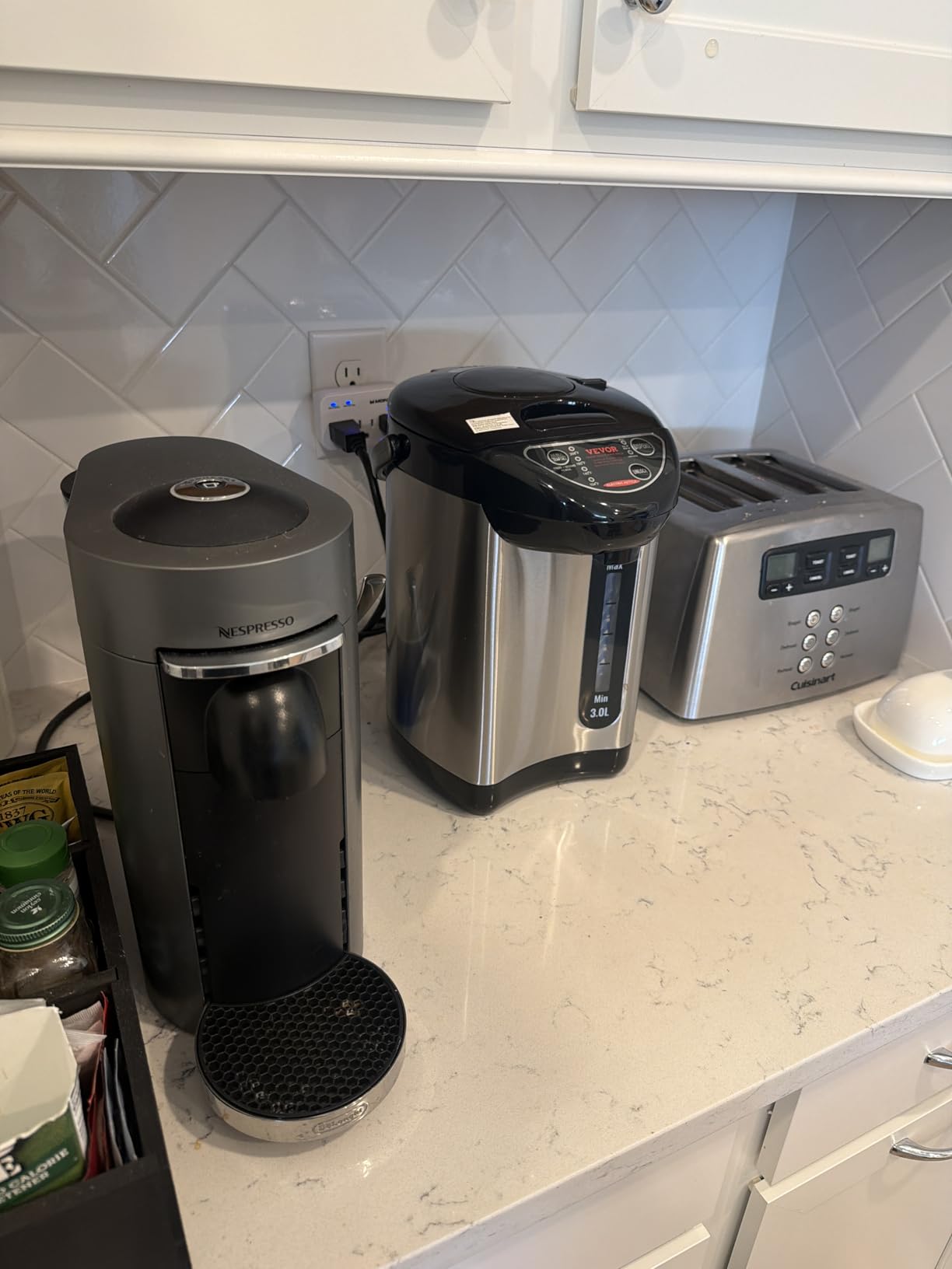 VEVOR Hot Water Dispenser, Adjustable 4 Temperatures Water Boiler and Warmer, 304 Stainless Steel Countertop Water Heater, 3-Way Dispense for Tea, Coffee and Baby Formula, 4L/135 oz customer photo 2