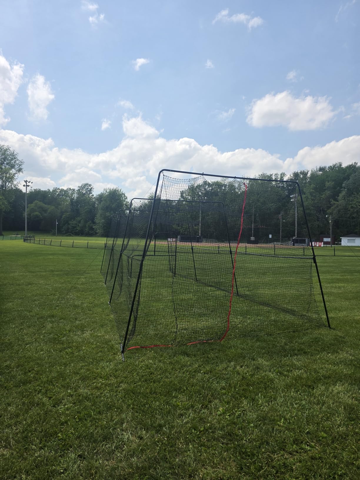 RIIFRILY Baseball Batting Cages for Backyard with Net and Frame, 20/30/40FT customer photo 1