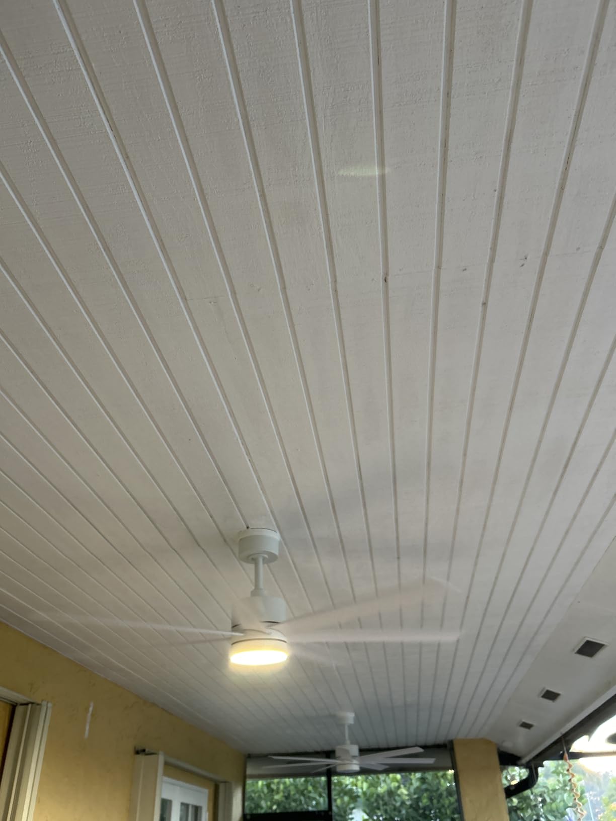 56'' Wet-Rated Outdoor Ceiling Fan with Lights for Patios, High CFM, Black | All Weather Waterproof, Remote, 7 UV Coating Blades, Quiet Energy-Saving DC Motor, Dimmable 3CCT, for Indoor Exterior Gazebo customer photo 1