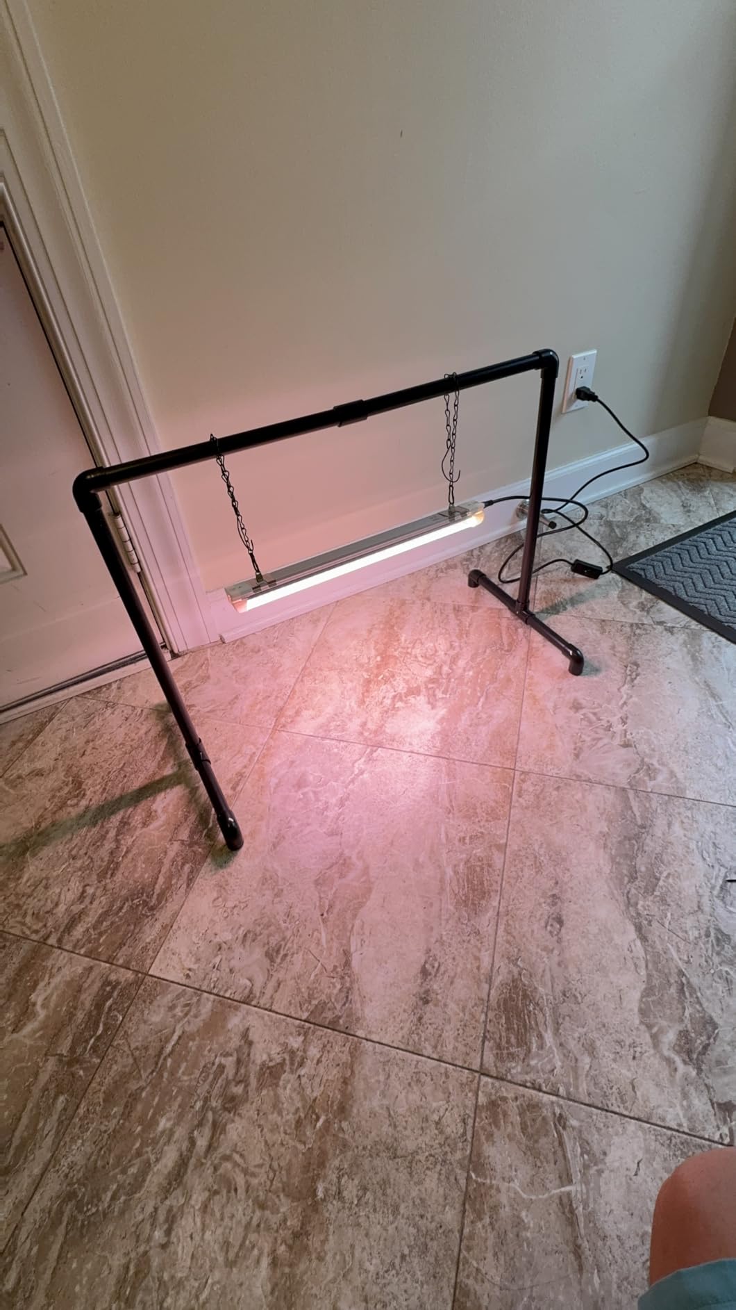 1.3ft Tabletop Grow Light Stand for Indoor Seed Starting | 18W Full Spectrum LED Plant Light, Height Adjustable, for Seedlings, Succulents, Microgreens, 27.0x13.0x19.1in customer photo 2