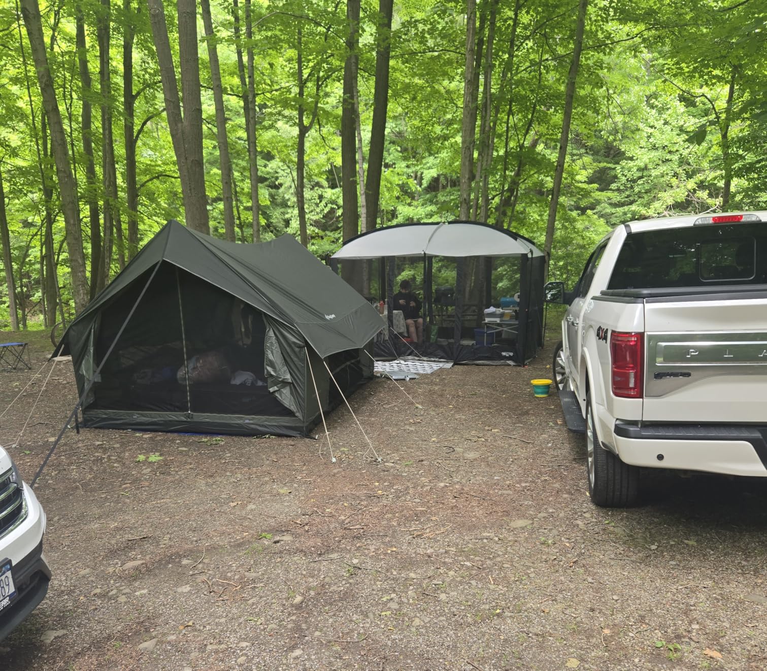 KingCamp Camping Tent with Floor 6-8 Person, Canvas Hot Tent with Stove Jack, Waterproof & Windproof Cabin Tent for Family Camping & Outdoor Parties customer photo 1