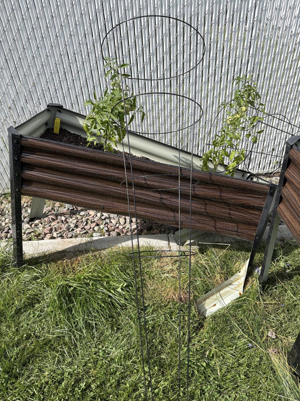 SnugNiture Raised Garden Bed with Legs, 48×18×32in, 2 Pack, Brown customer photo 2
