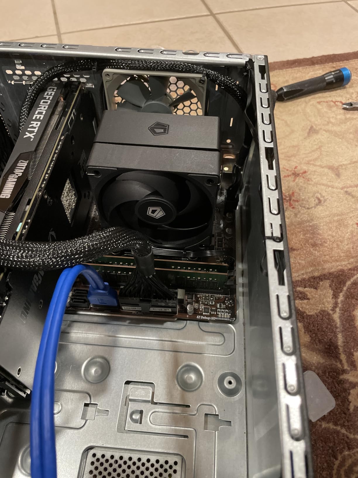 ID-COOLING SE-903-XT V2 Black Compact CPU Air Cooler, 3 Heatpipes, 150W customer photo 2