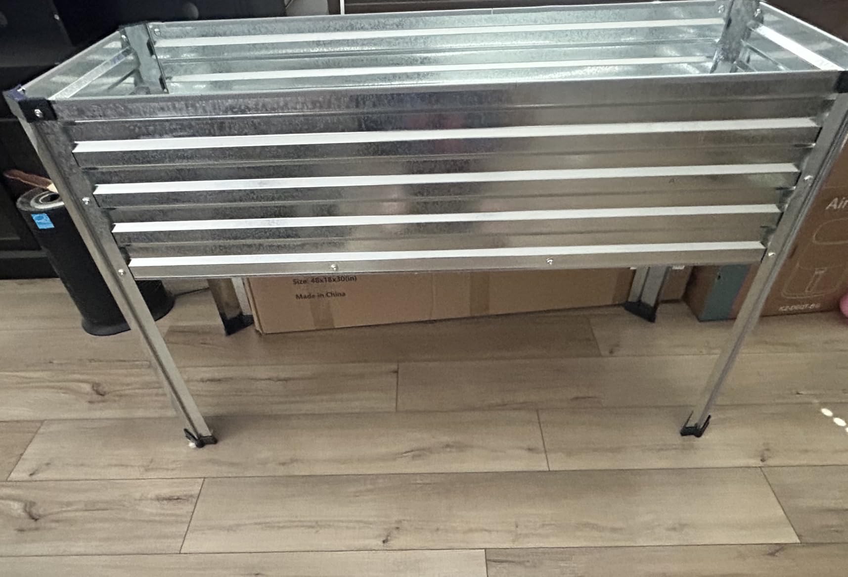 Vengarus 2PCS 48×18×30in Galvanized Raised Garden Bed Outdoor with Legs Set customer photo 2