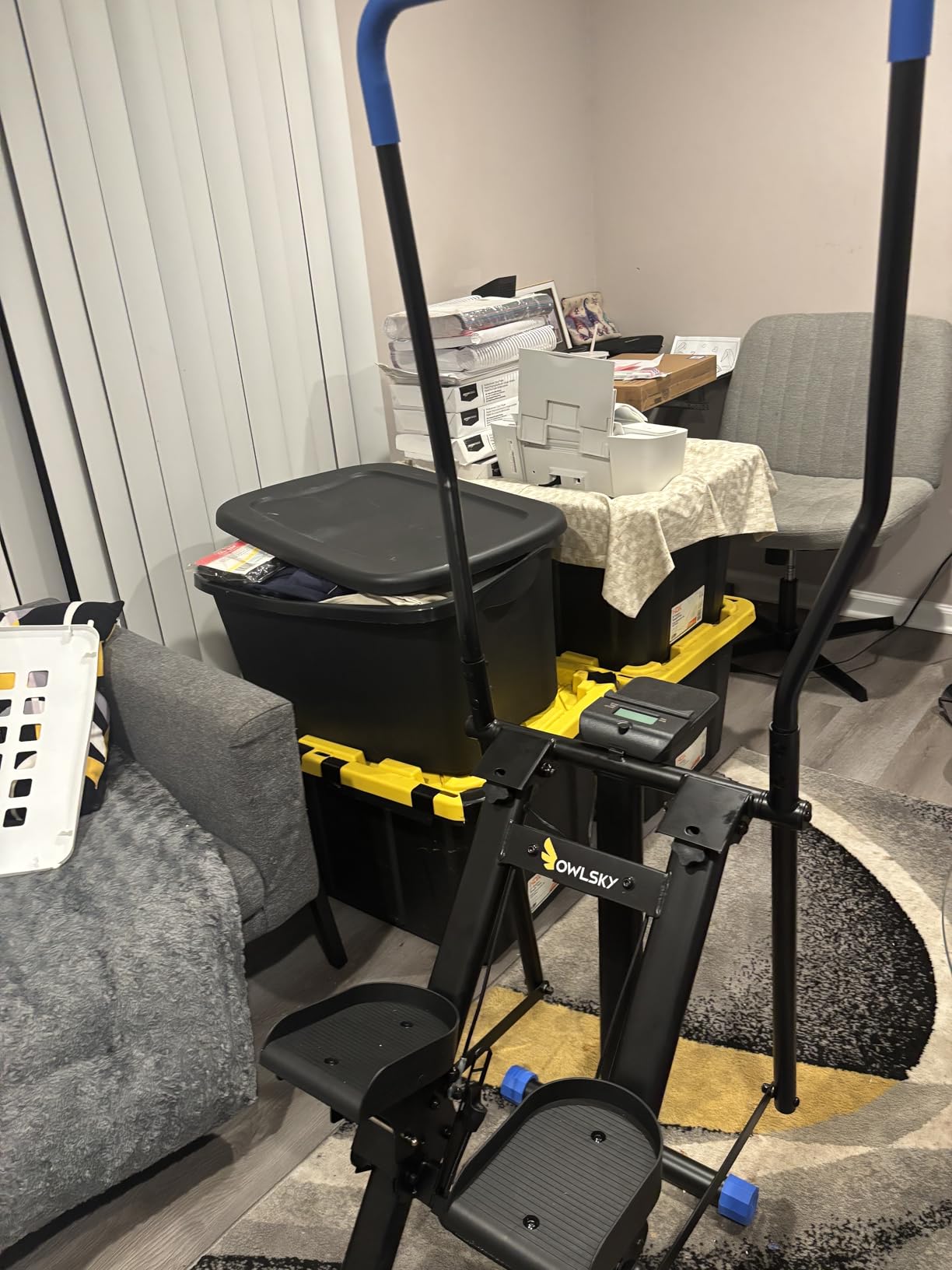 OWLSKY Stair Stepper for Home,Vertical Climber Exercise Machine with Stable Triangular Frame, Smooth & Quiet Motion, Full Body Workout Equipment customer photo 1