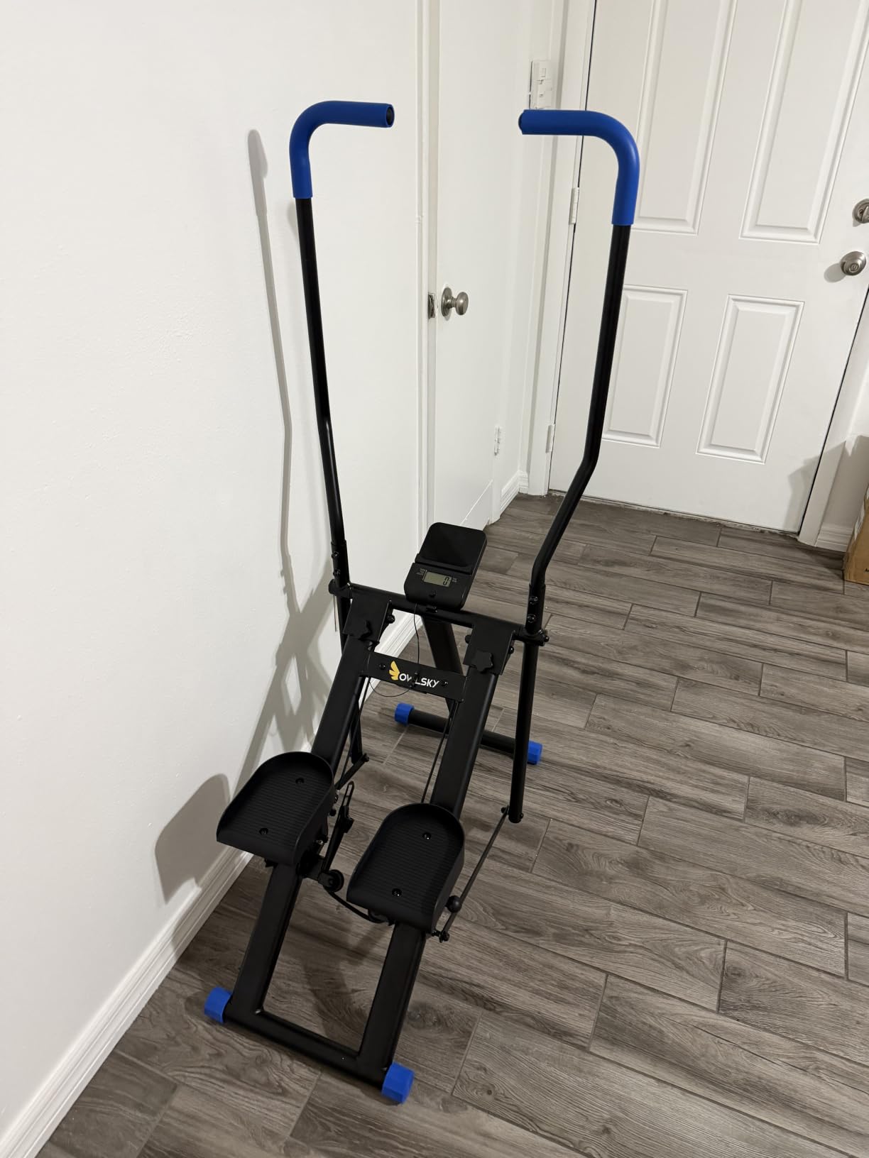 OWLSKY Stair Stepper for Home,Vertical Climber Exercise Machine with Stable Triangular Frame, Smooth & Quiet Motion, Full Body Workout Equipment customer photo 2