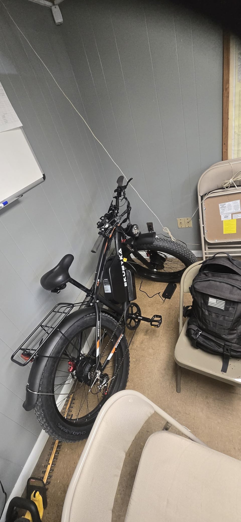 9000W Dual Motor Electric Bike for Adults, 48MPH Fast Ebike with 52V 36Ah Removable Battery, Up to 100 Miles Long Range, 24/26 Inch Fat Tire, Shimano 7-Speed, Commuter E-Bike customer photo 1