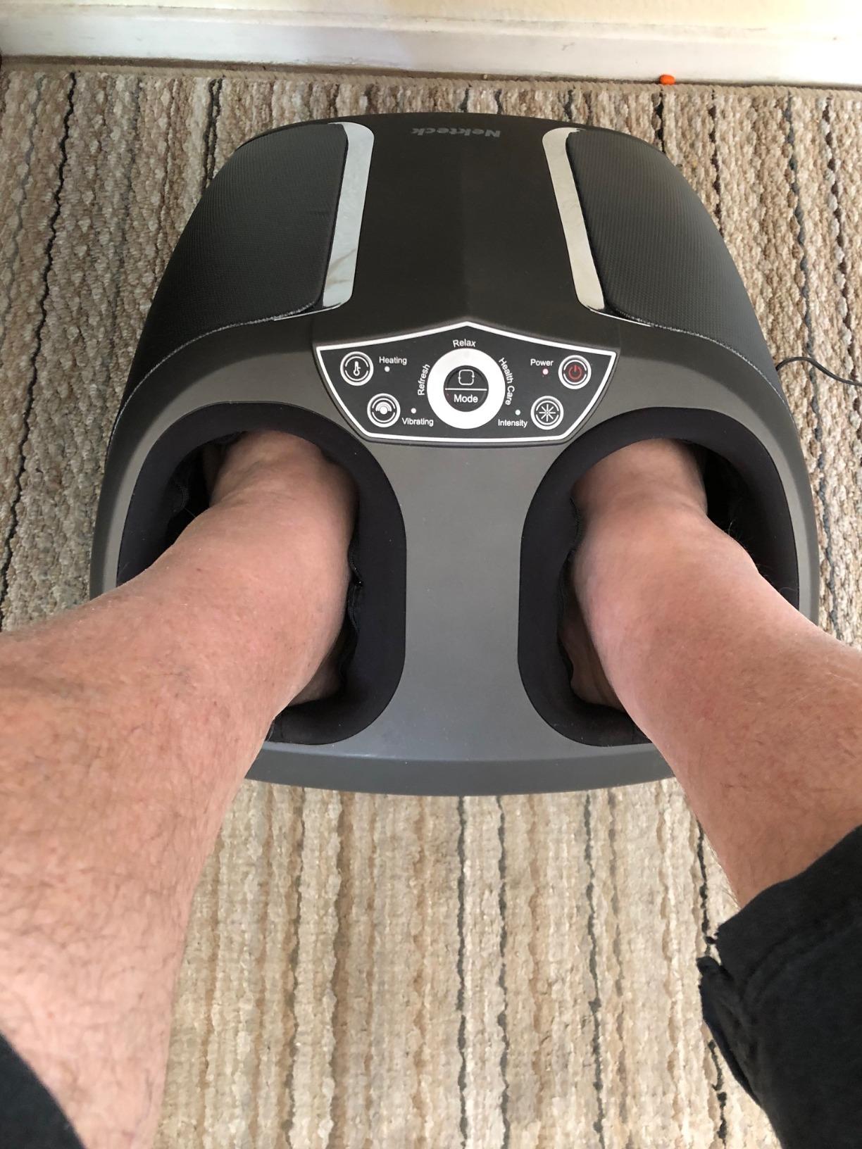 Nekteck Foot Massager with Heat [2026 Upgraded] for Circulation Neuropathy | Electric Shiatsu Foot Massage Machine for Plantar Fasciitis, 3 Intensity Levels, FSA Eligible Gifts for Men & Women customer photo 2