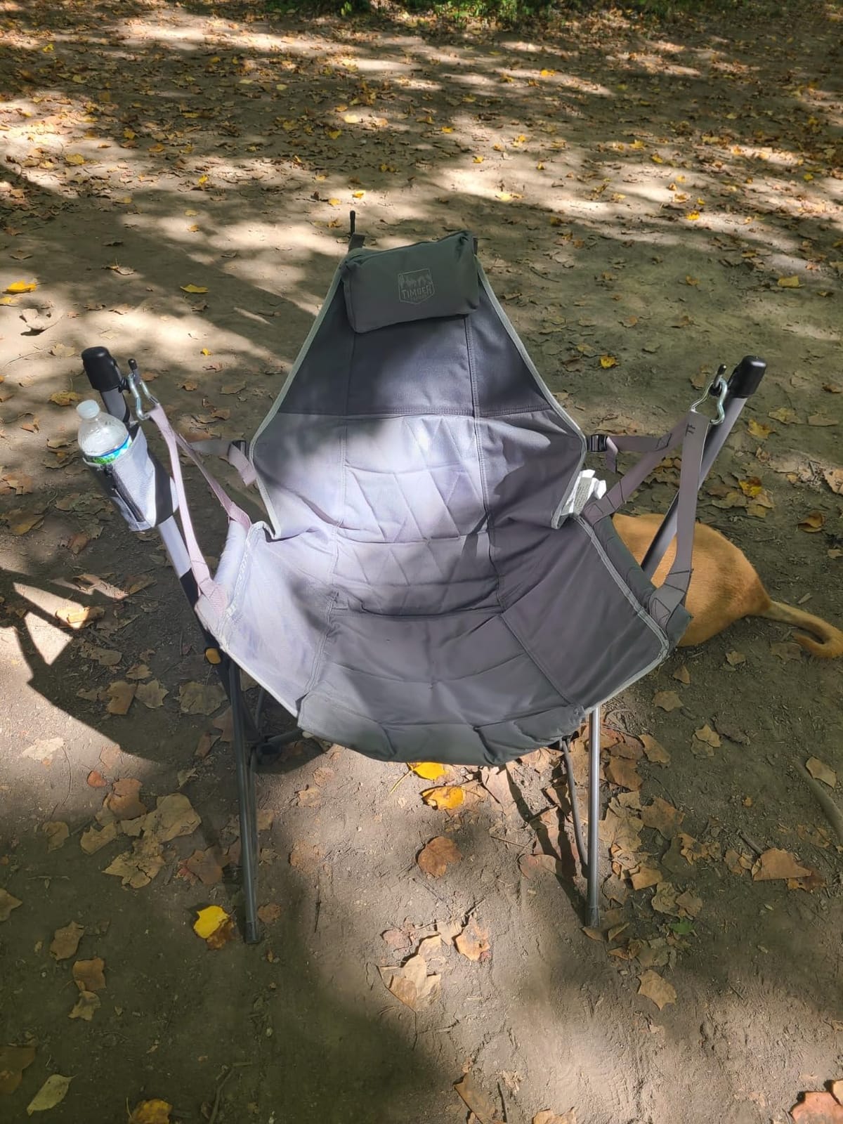 TIMBER RIDGE Hammock Camping Chair, Portable Oversized Swinging Camp Chairs - Heavy Duty Folding Hammock Chair with Adjustable Backrest, Foldable Chair for Camping, Beach and Patio, 350lbs Load customer photo 2