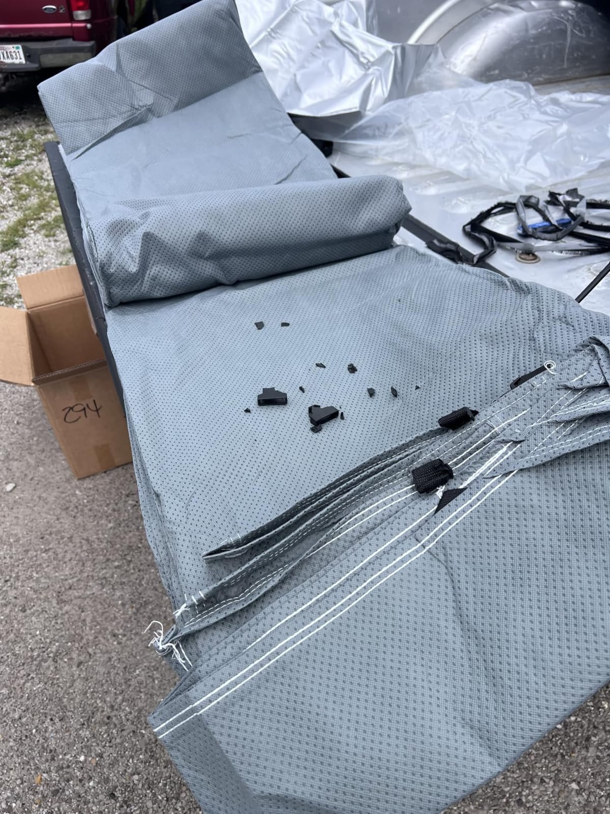 Heavy Duty RV Roof Cover - Waterproof Top Only Tarp for Travel Trailer | All-Weather Winter Snow Protection, Windproof & UV Resistant for 5th Wheel, Class A B C Motorhome, Truck Camper customer photo 1