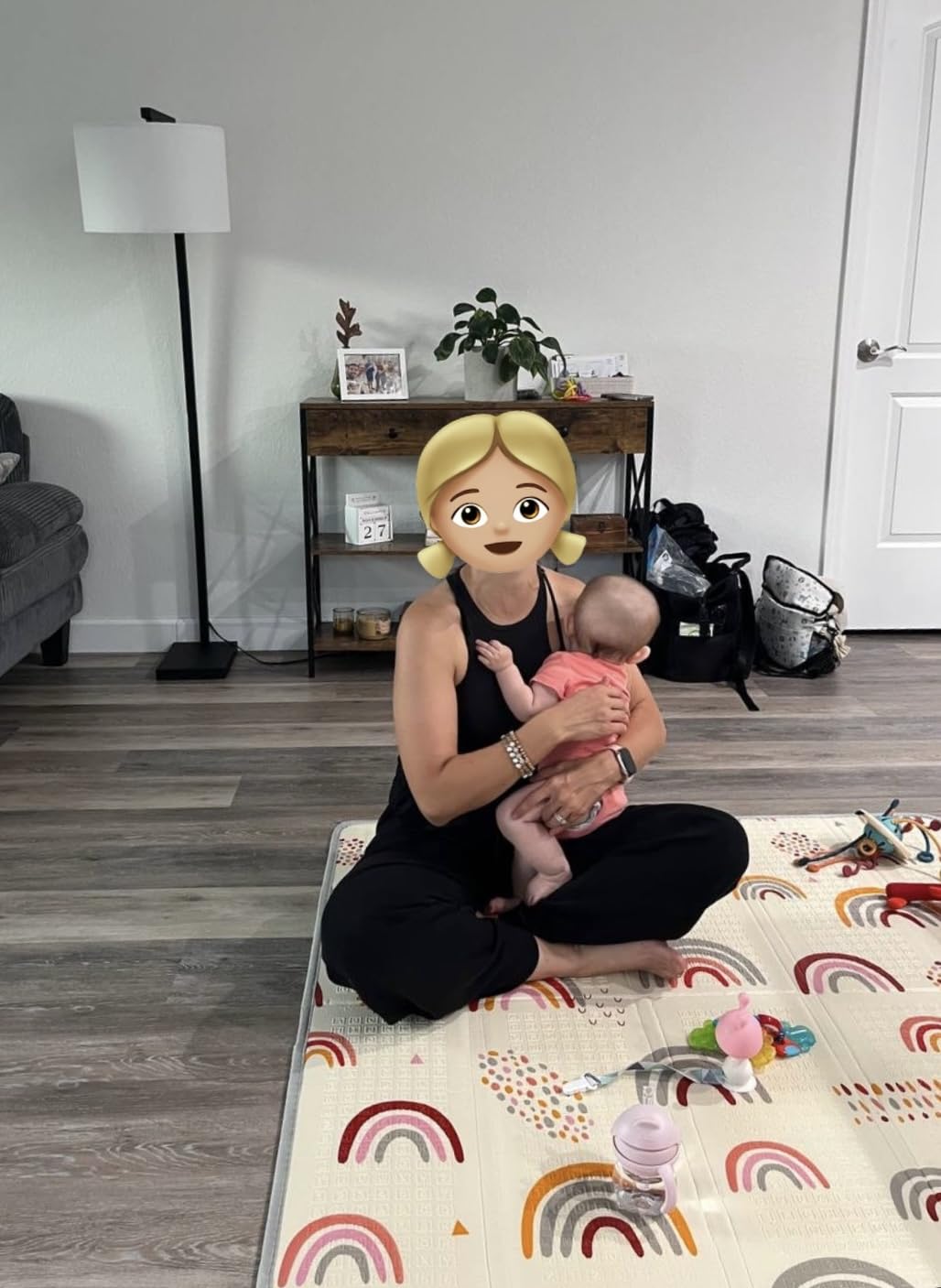 PIGLOG Foldable Baby Play Mat for Floor, Baby Floor Mat for Crawling, Reversible Waterproof & Non-Toxic Baby Foam Playmat, Baby Play Mat for Babies, Infants & Toddlers 6-12 Months customer photo 2