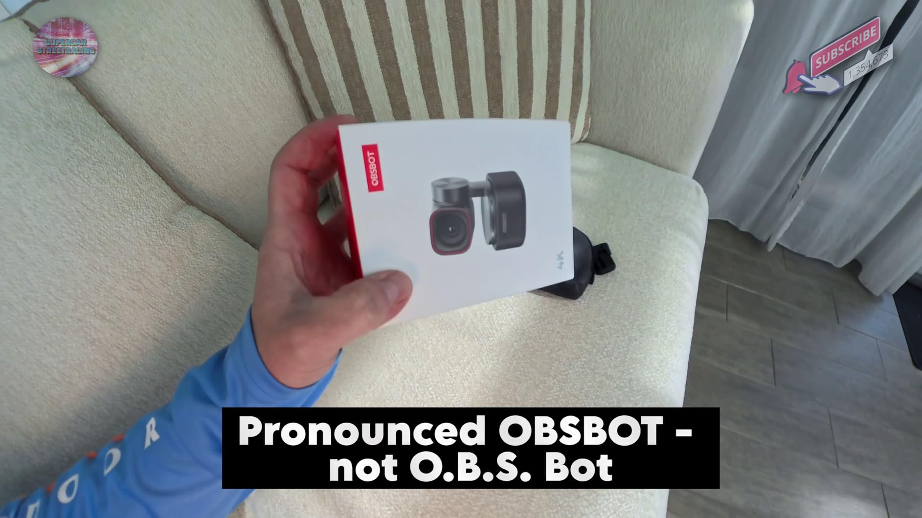 OBSBOT Tiny 3 AI-Powered Spatial Audio 4K Webcam, AI Tracking PTZ Camera customer photo 1