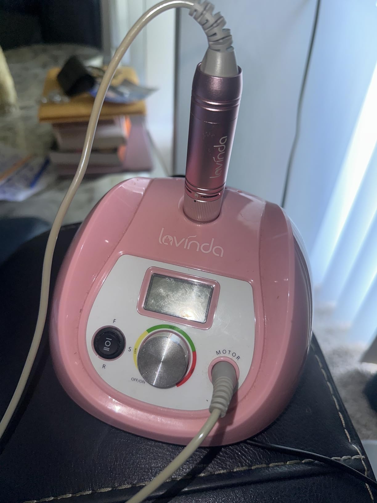 Lavinda Nail Drill Machine 35000RPM Electric Nail Drill with Coreless Motor customer photo 2