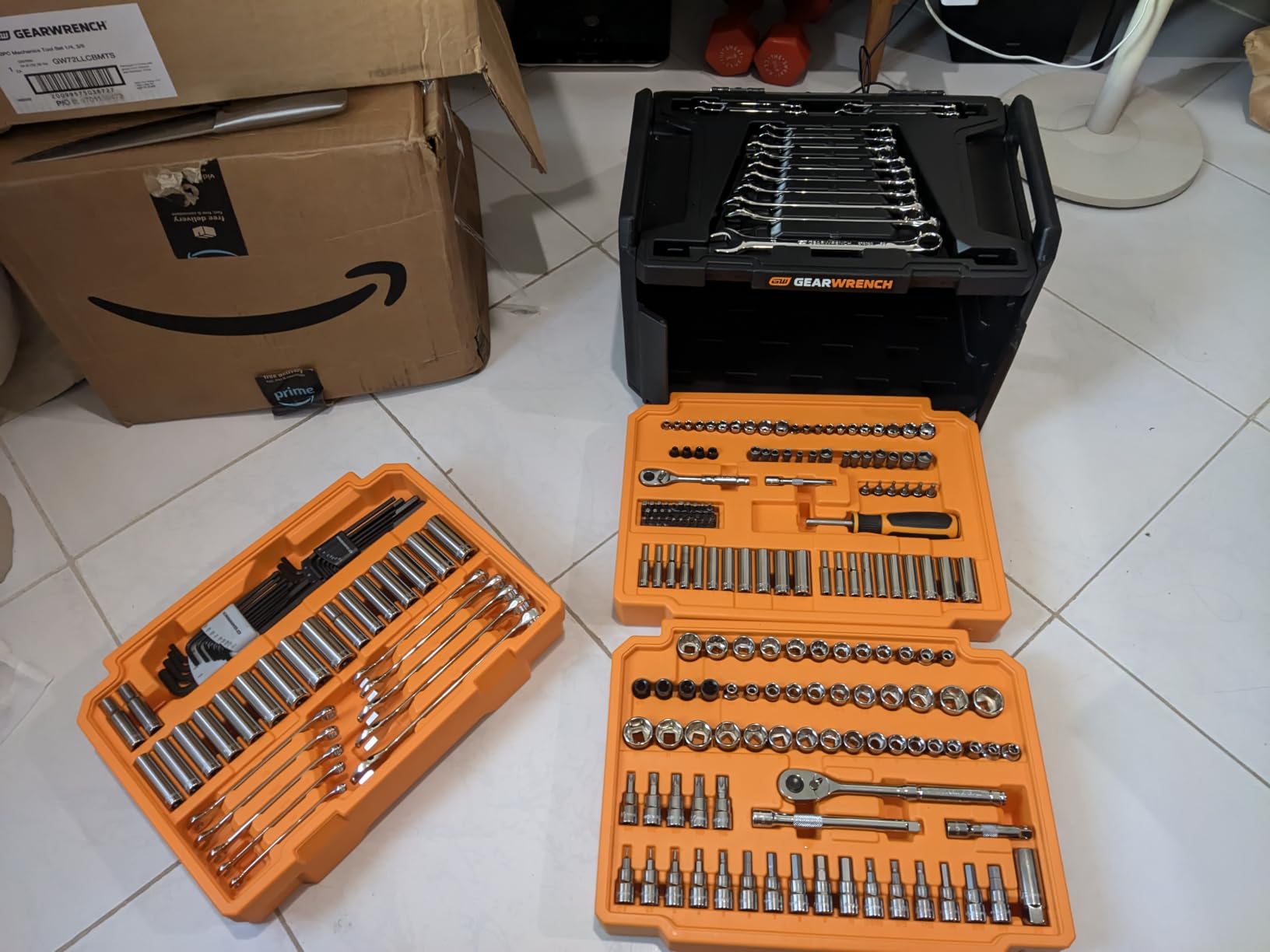 GEARWRENCH 232 Piece 72T 6 & 12 Pt SAE/mm Mechanics Tool Set | GW72LLCBMTS customer photo 1