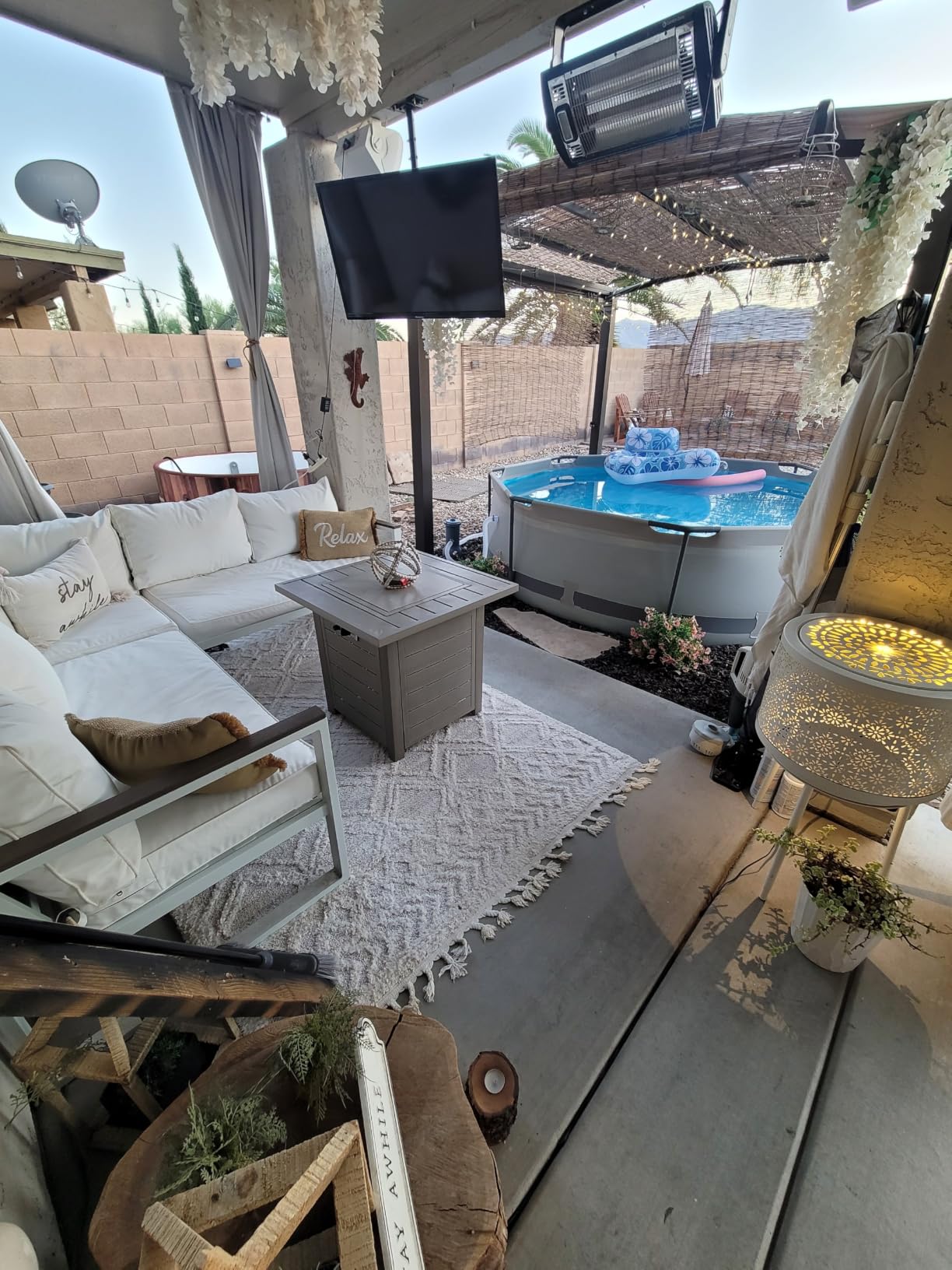 Above Ground Pool, 10ft x 30in Frame Deep Swimming Pool-Deep Blue customer photo 1
