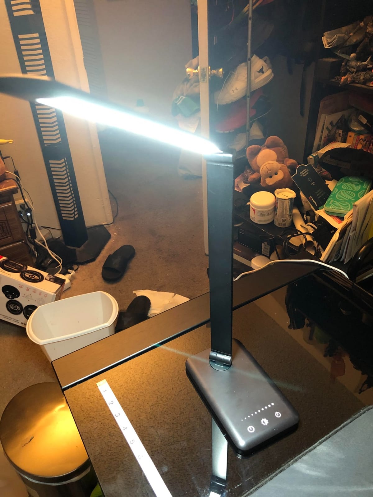 LED Desk Lamp with Clamp, Stepless Dimming Flicker-Free for Home Office | Architect Lamp, DC Adapter, 25 Modes, 12.8in Flexible Gooseneck, Eye-Friendly for Workbench & Reading customer photo 1