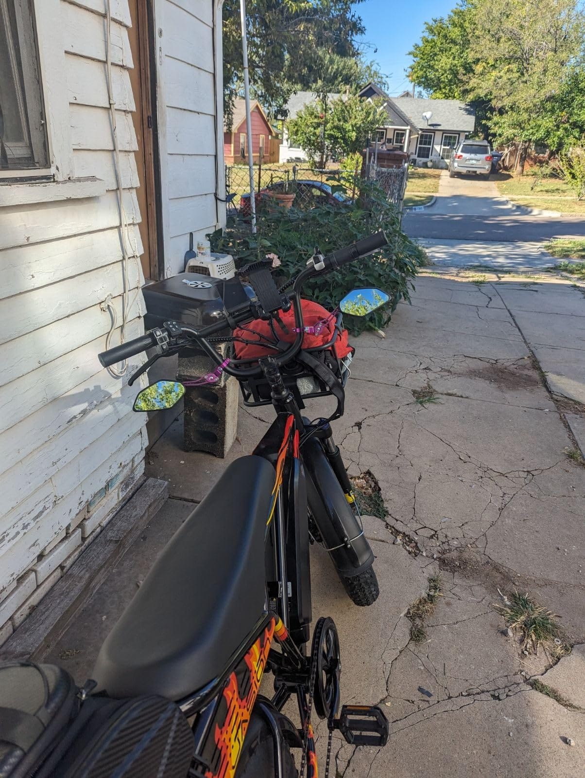 Jasion RetroVolt Electric Bike for Adults, 2000W Peak - 30MPH Electric Dirt Bike, 48V 13AH Battery, 70Miles Max Range Electric Motorcycle, 20'' X 4'' Fat Tire All-Terrain customer photo 1