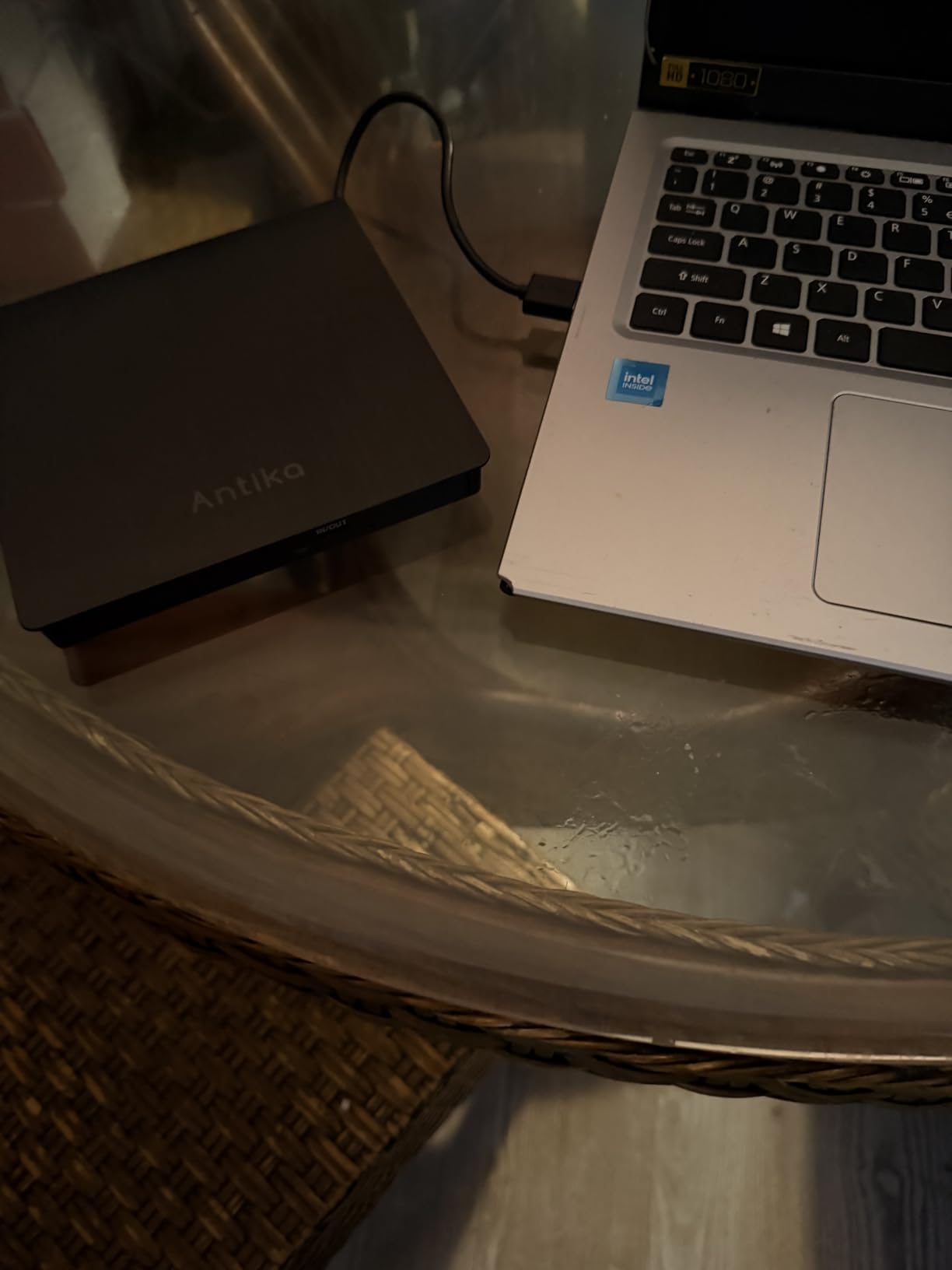 Antika External CD Drive USB 3.0 Portable Slim External DVD Drive CD DVD +/-RW ROM Burner Writer/Player for MacBook Pro Laptop/Desktops Win 11/10/7/8.1 /XP customer photo 1