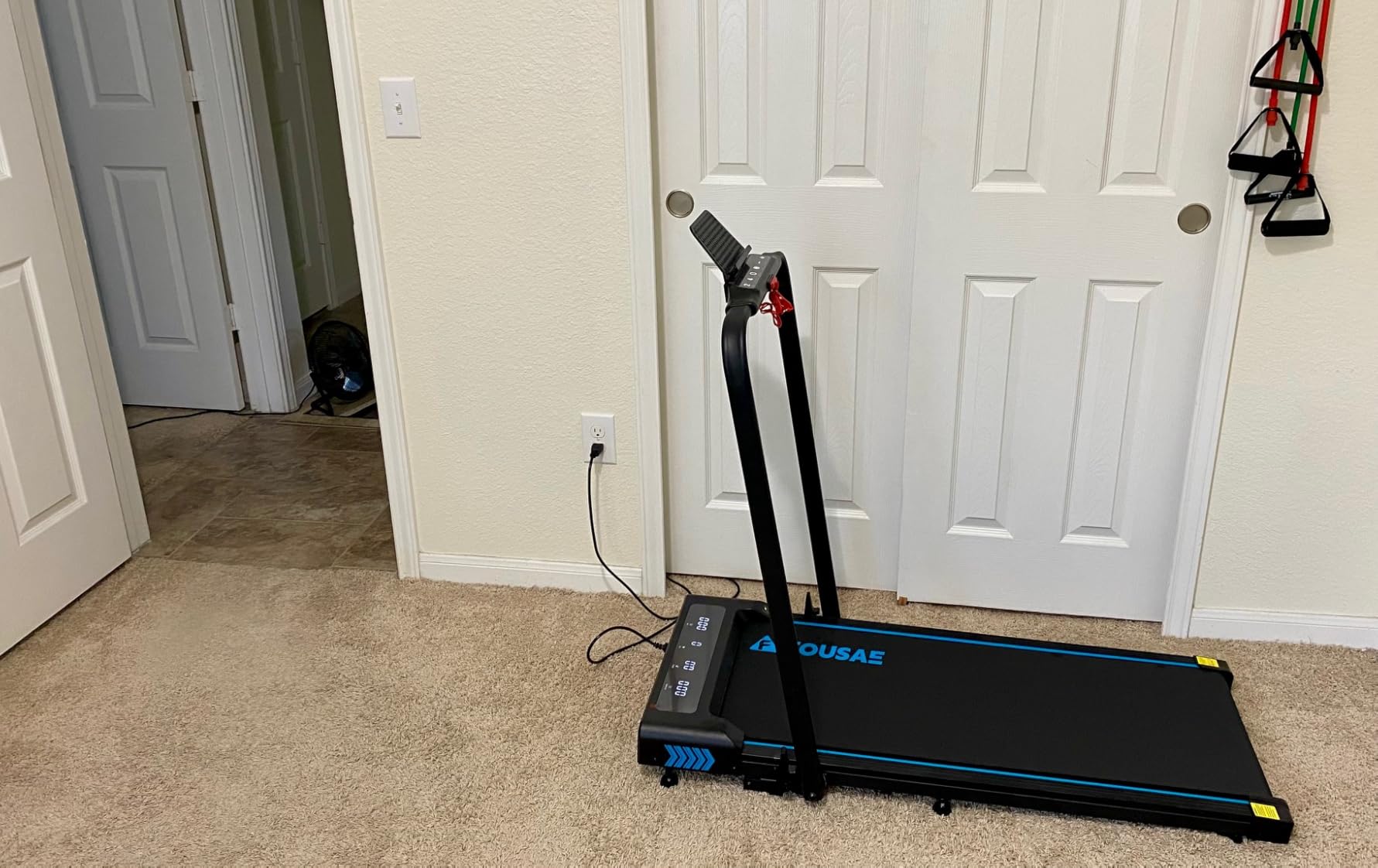 Treadmills for Home, App Compatible, 5 in 1 7.5MPH Foldable Treadmill with 10% Incline, 3.0HP Brushless Drive, 12 HIIT Programs, Full Screen LED Display, Remote Control, 400 LBS Weight Capacity customer photo 2