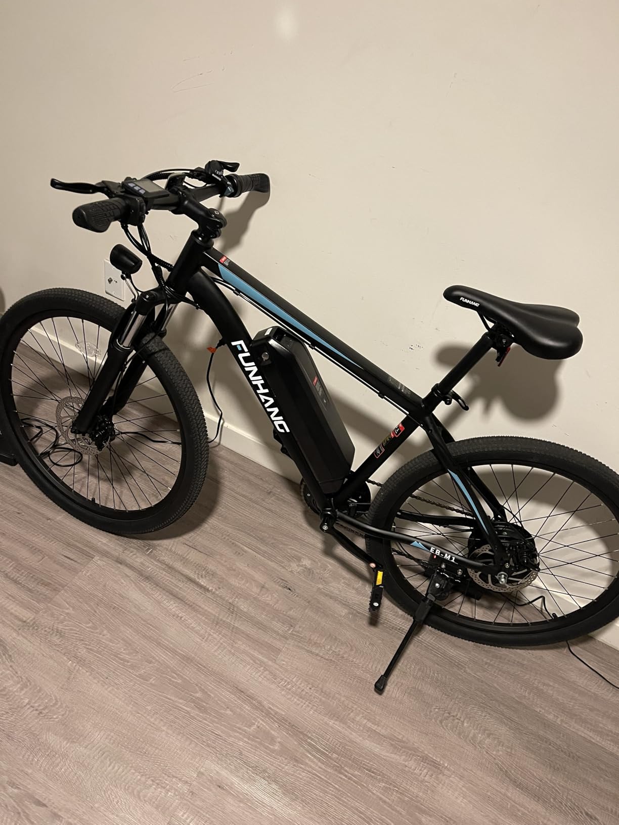 Funhang Electric Bike for Adults, 1000W Peak Ebike, 50Miles Electric Mountain Bike, 26