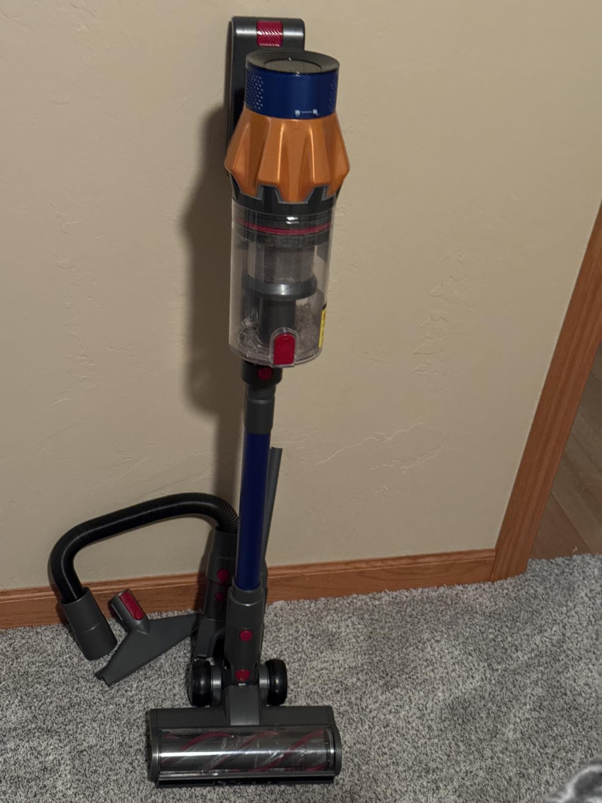 Dual-Battery Cordless Vacuum Cleaner 130 Mins (Eco) 50KPa 600W, Stick Vacuum | Rechargeable, 3.3Ft Hose, Sofa Brush, TouchScreen, AUTO-Mode, Wall Mount Charging, Scented, for Home /Floors/Carpets/Pet Hair customer photo 2