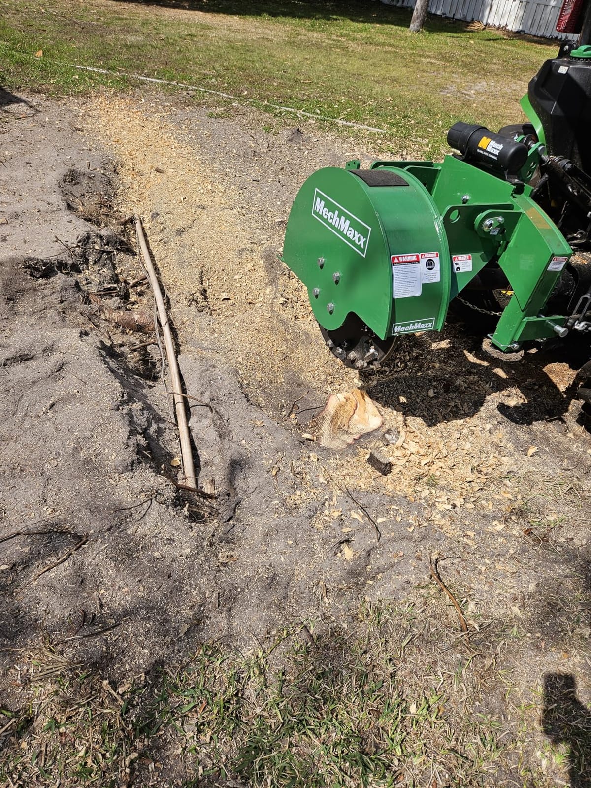 MechMaxx Heavy Duty PTO Powered Stump Root Grinder, Model SG30PRO Orange | 3 Point Hitch Cat 1&2; 40-100HP; 44 Carbide Teeth; 10