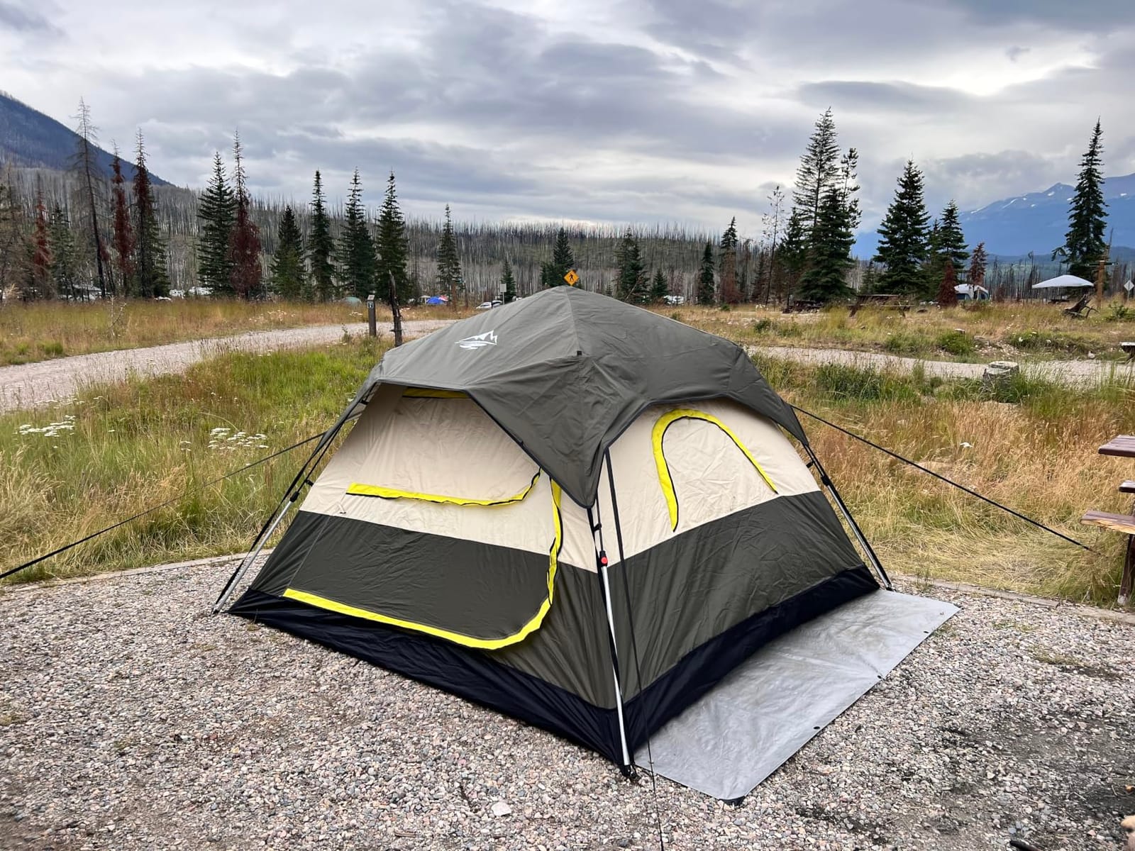 4 Person Instant Tents for Camping Setup in 50s, Cabin Tent with Rainfly customer photo 2