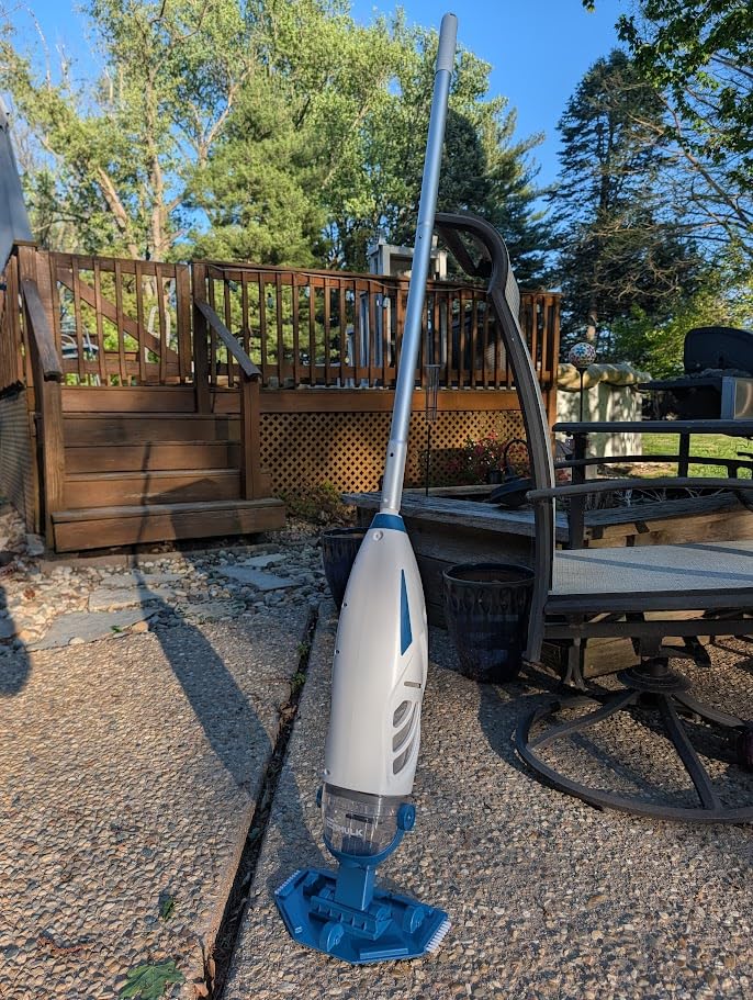 PC68 Pool Vacuum, Upgraded 26.5 GPM Beast-Level Suction | 6' Extension Pole, 2 Filter Bags, 60 Mins Runtime, Cordless Handheld Pool Cleaner for Above Ground & Inground Pools customer photo 2