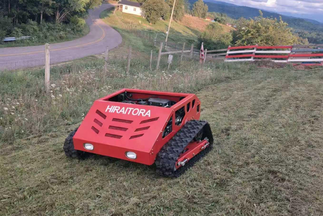 Remote Control Lawn Mower, 9HP Gas Powered | 45° Slope-Capable, Tracked Mower, All-Terrain Hillside Mowing Machine, Professional Landscaping customer photo 1