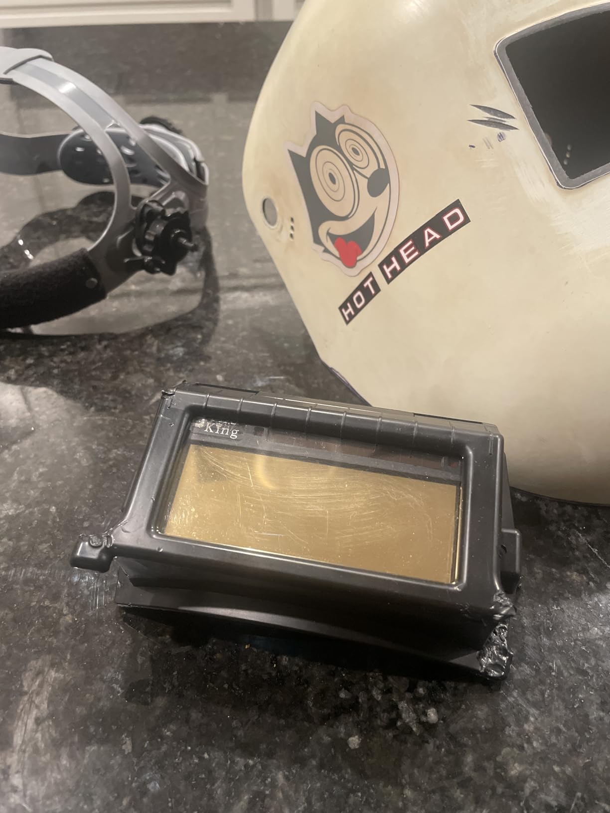 Throne 2.0 | Black Flip Up Sugar Scoop Welding Hood customer photo 2