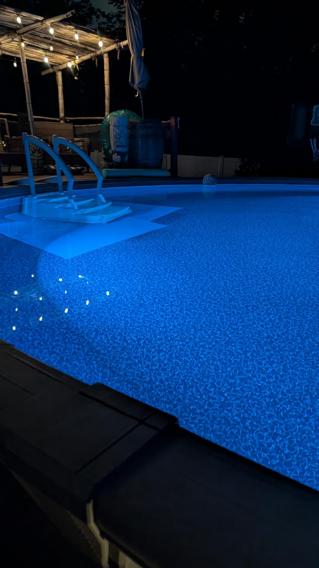 Solar Pool Lights for Inground & Above Ground Pool, 10-Color 4-Mode LED Pool Lights, Underwater Swimming Pool Lights with Timer, Submersible Pool Lights with Remote, Waterproof Design (Black, 1 Pack) customer photo 2