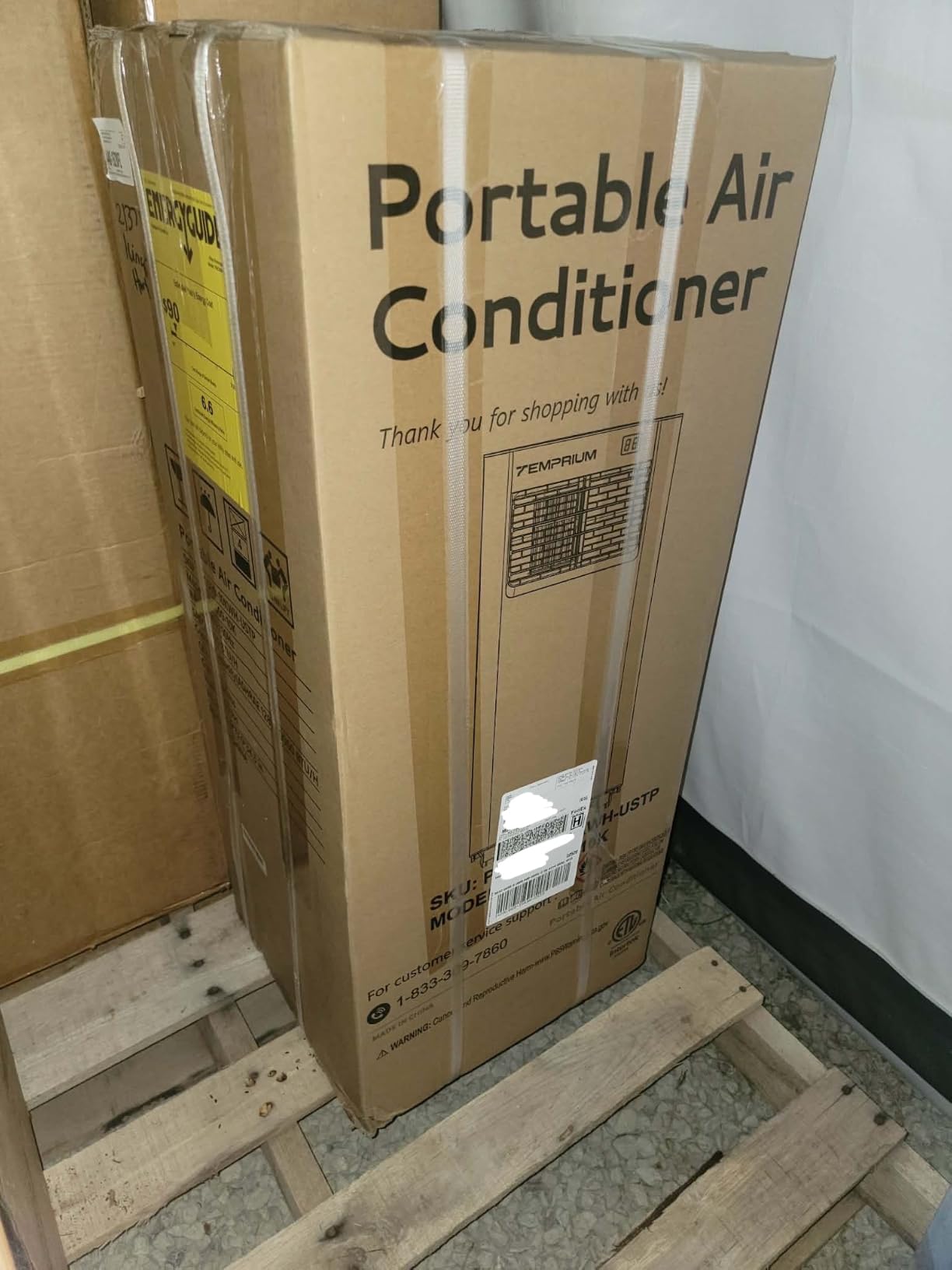 8,000 BTU Portable Air Conditioner with Wifi Enabled | Cools up to 350 Sq.ft, 3-in-1 Quiet Portable AC with APP/Voice/Remote Control, 24H Timer, Lower Noise, Self-Evaporating customer photo 2