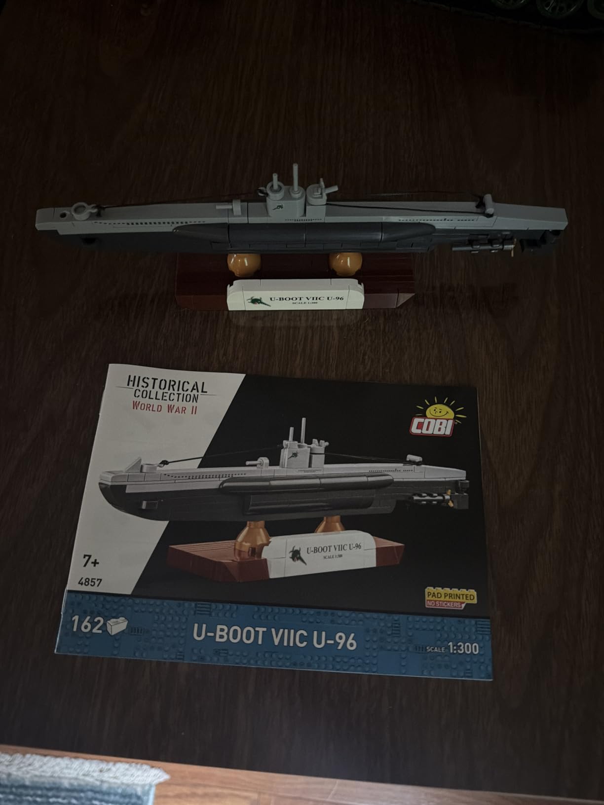 COBI Historical Collection WWII U-Boat VIIC U-96 Building Set, 162 Pieces customer photo 1