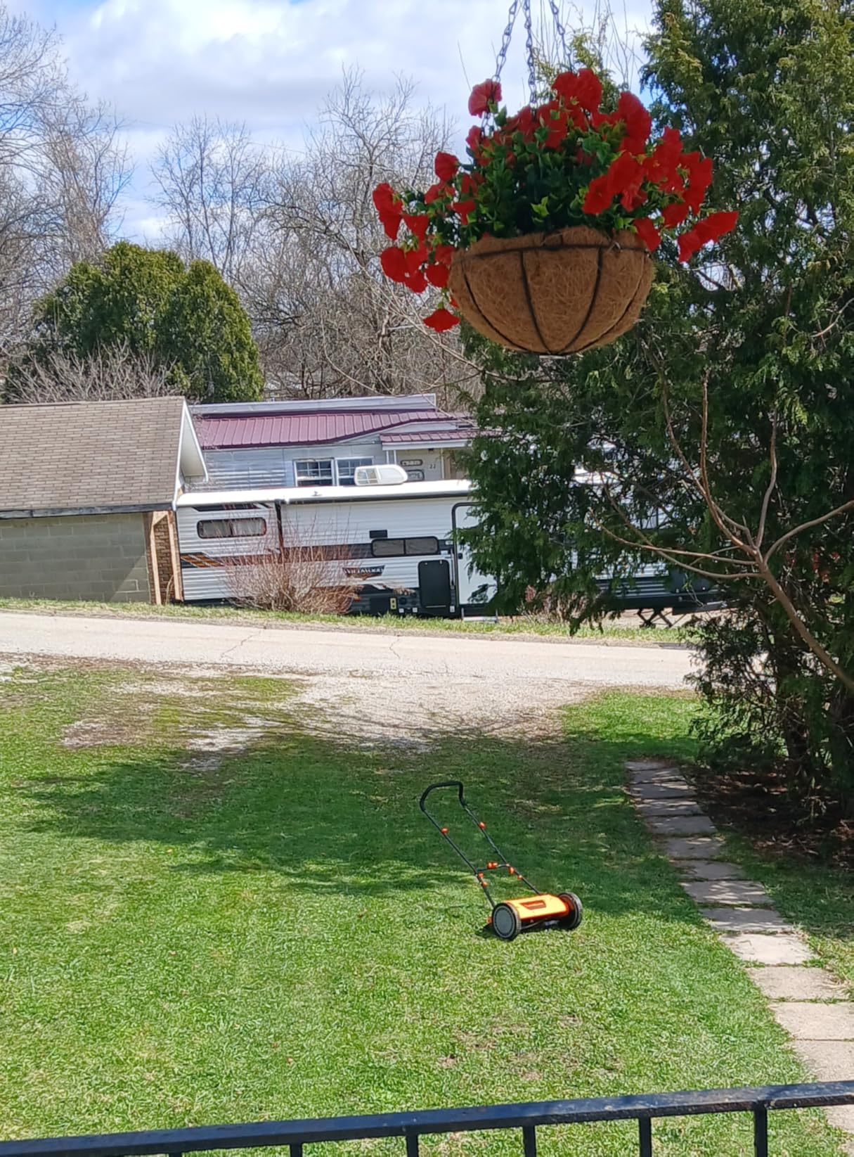 LawnMaster 20” 5-Blade Push Reel Lawn Mower – LMRM2001 customer photo 1