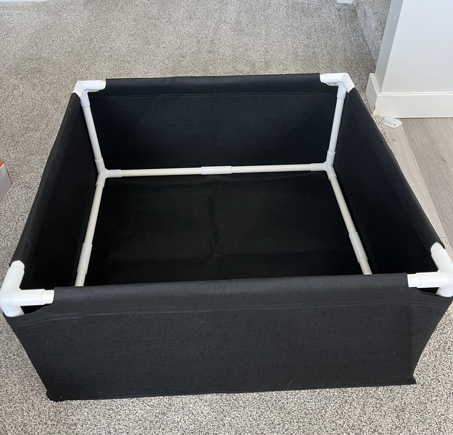 Breathable Felt Raised Garden Bed with PVC Frame, Heavy-Duty Square Planter Box for Vegetables, Herbs & Flowers, 3 Size - No Tools Assembly for Patio, Backyard Gardening（2.2*2.2*1FT, 2PCS） customer photo 2