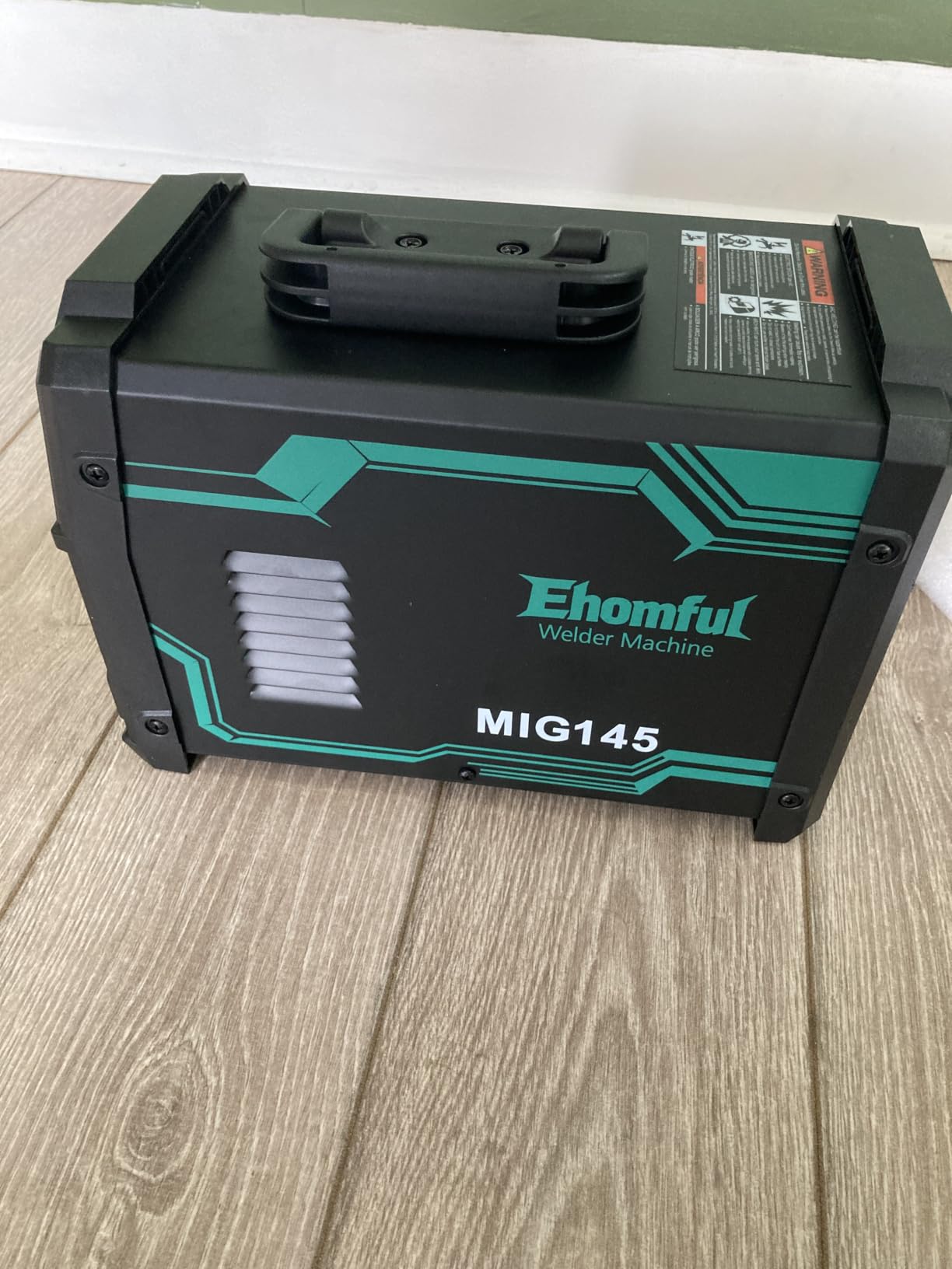 145A 4-in-1 MIG Welder,110V/220V Dual Voltage Gas MIG/Flux Core MIG/Lift TIG/Stick Multiprocess MIG Welding Machine,Portable IGBT Inverter with Synergic Control & Auto Darkening Helmet,Gloves customer photo 2